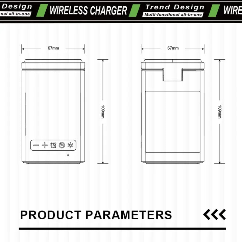 6 in 1 Magnetic Wireless Charger & Speaker - MOBICASE