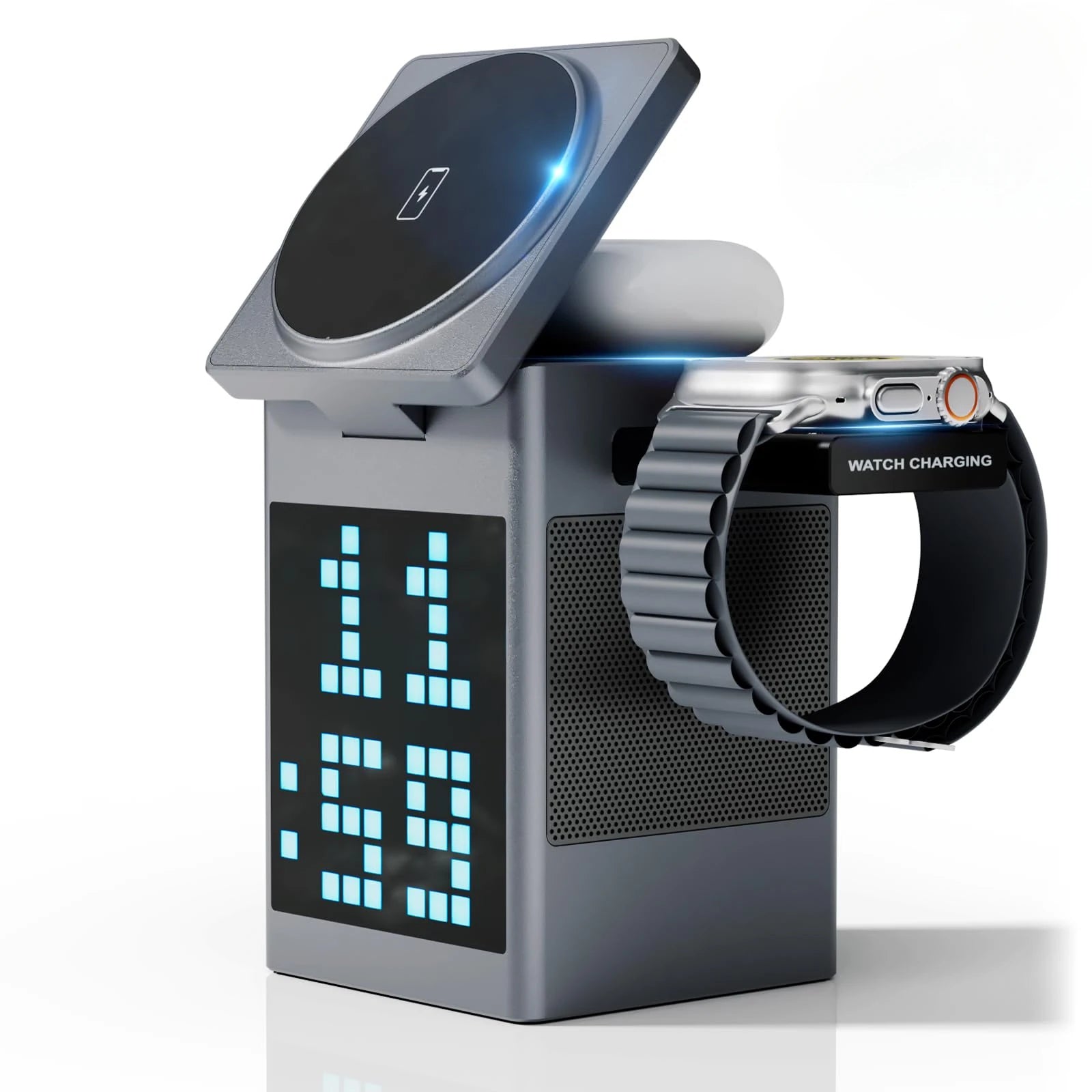 6 in 1 Magnetic Wireless Charger & Speaker - MOBICASE
