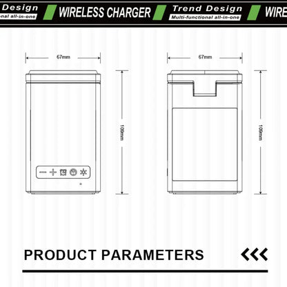 6 in 1 Magnetic Wireless Charger & Speaker - MOBICASE